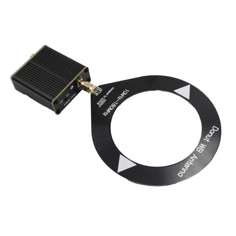 Latest Upgraded Version Donut Broadband Antenna (Frequency Range: 10kHz-180MHz, with Low-Impedance Converter)