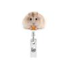 1Pc Funny Cat Dog Meme Acrylic Badge Holder Retractable Easy Pull Badge Reel Lanyard for ID Card Holder Name Tag Key Nurse Accessory