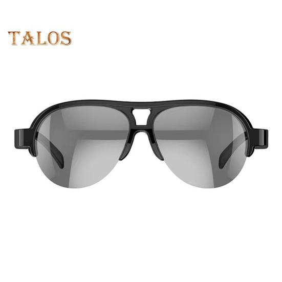 2-i-1 Bluetooth-kompatible solbriller Hodetelefoner IPX4 Vanntett Ultralett polarisert linse UV-beskyttelse Sports Smart Brille-hodetelefoner