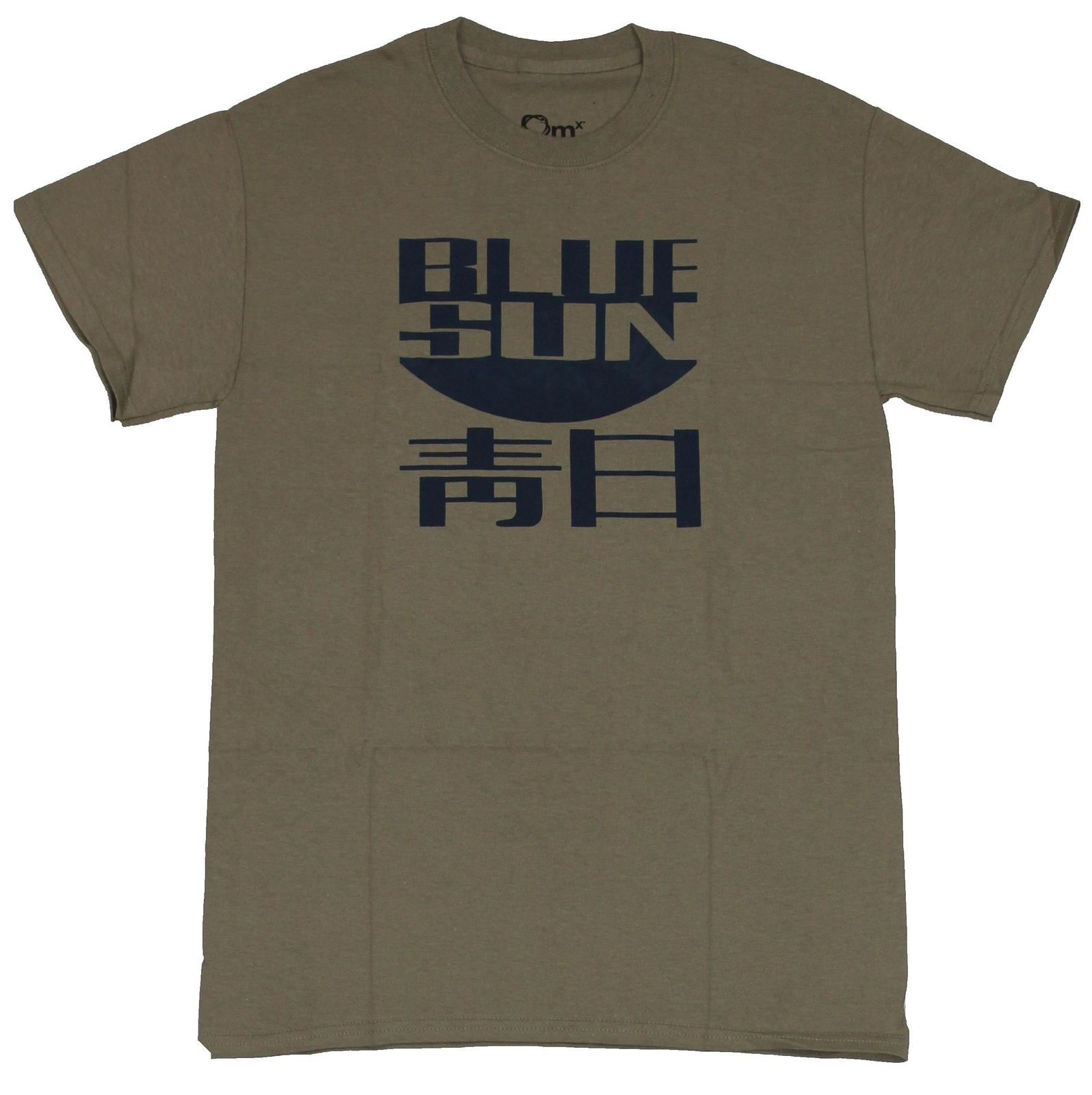 Firefly Serenity Adult New T-Shirt - Blue Sun Logo Pic Navy M