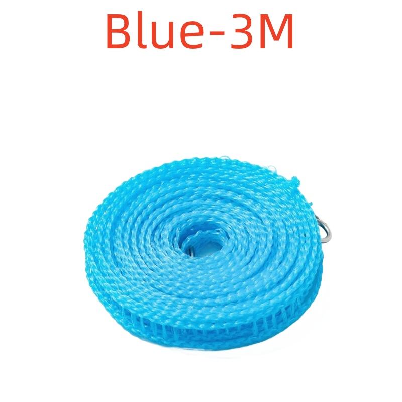 Outdoor Clothesline Nylon Non-Slip Laundry Line Rope Travel Business Windproof Clothes Cord 3/5/10 Meter Long