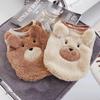 Pet cute small dog poodle teddy dog cat clothing autumn and winter vest warm lamb wool spring and autumn models
