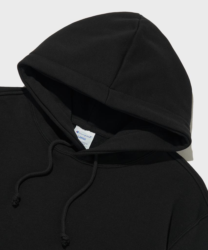 C Logo Hoodie Black