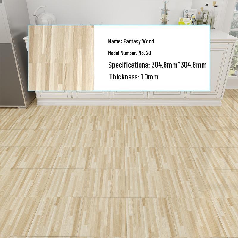 PVC Self-Adhesive Waterproof Stone Plastic Floor Sticker for Bathroom and Kitchen