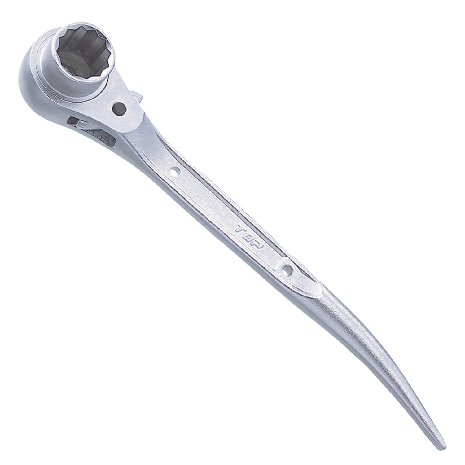 

TOP Industrial Reverse Curved Short Ratchet for and Made in Japan (TOP) Wrench, 17x19mm, Curved, Scaffolding, Housing, Construction, RM-17x19S,
