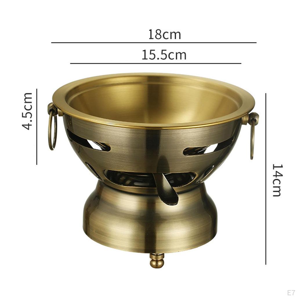 Shabu Pot Camping Cooker Stew Cookware Sturdy Portable Buffet Pots for Family