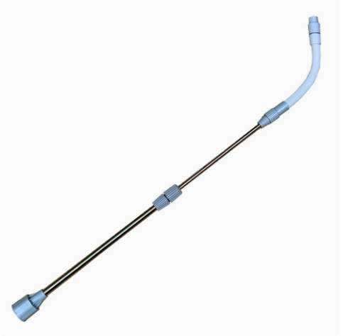 Telescoping Rod with Swivel Base 62cm Gray for Adjustable and Flexibility