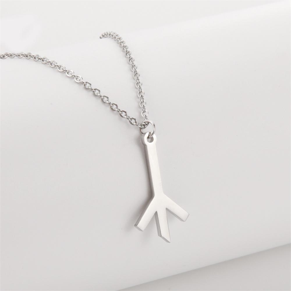 Rune Amulet for Love and Peace Pendant Necklace Stainless Steel Norse Viking Runes Futhark Protection Religious Jewelry