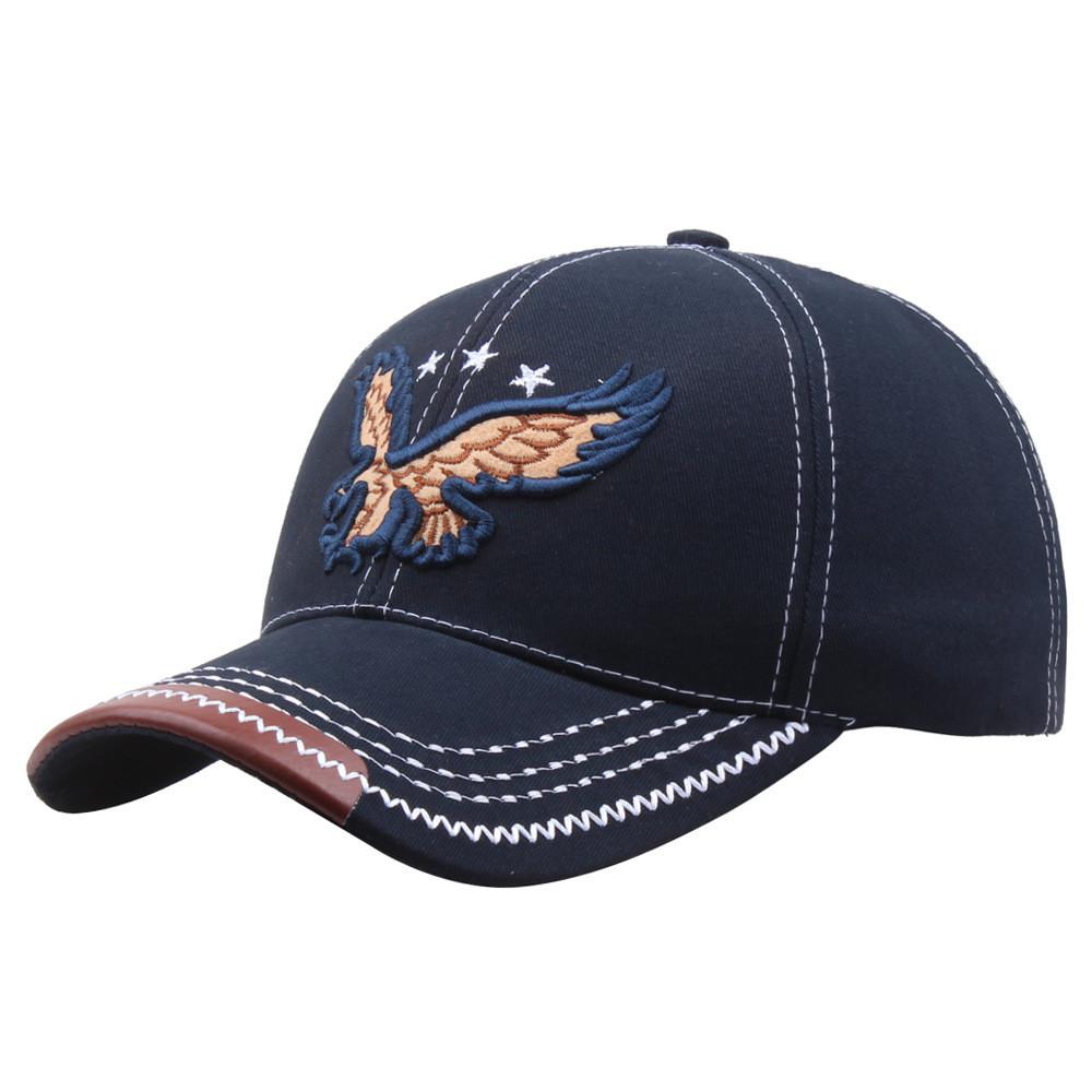 Baseball Eagle Embroidered Caps Spring Summer Outdoor Sunshade Sports Hat Women