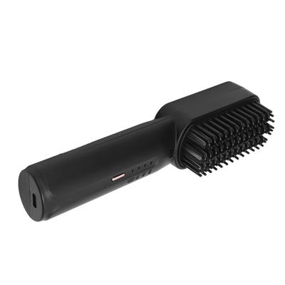Hair Straightening Brush Portable Rechargeable Hair Straightener Brush Cordless Ionic Heated Straightener Comb for All Hair Type