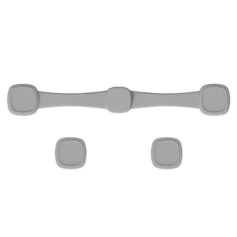 Heißluftfritteusen-Magnet mit Silikon-Schnalle zum Fixieren von Heißluftfritteusen-Backpapier-Einlagen, Tragbare Haushalts-Fixierwerkzeuge, Küchenhelfer