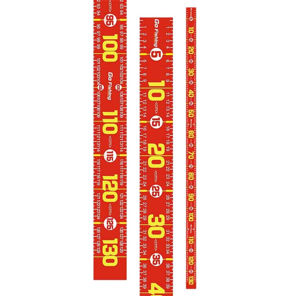 51in Fishing Tape Measure Adhesive Ruler Portable Fish Measurement Tool for Anglers Waterproof Soft Fish Measuring Tape