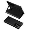 Pour Z Fold7/6 Étui Magnétique de Luxe pour Téléphone Portable à Rabat sans Fenêtre Intelligente de Veille Pliable en Trois Cuir Style Officiel