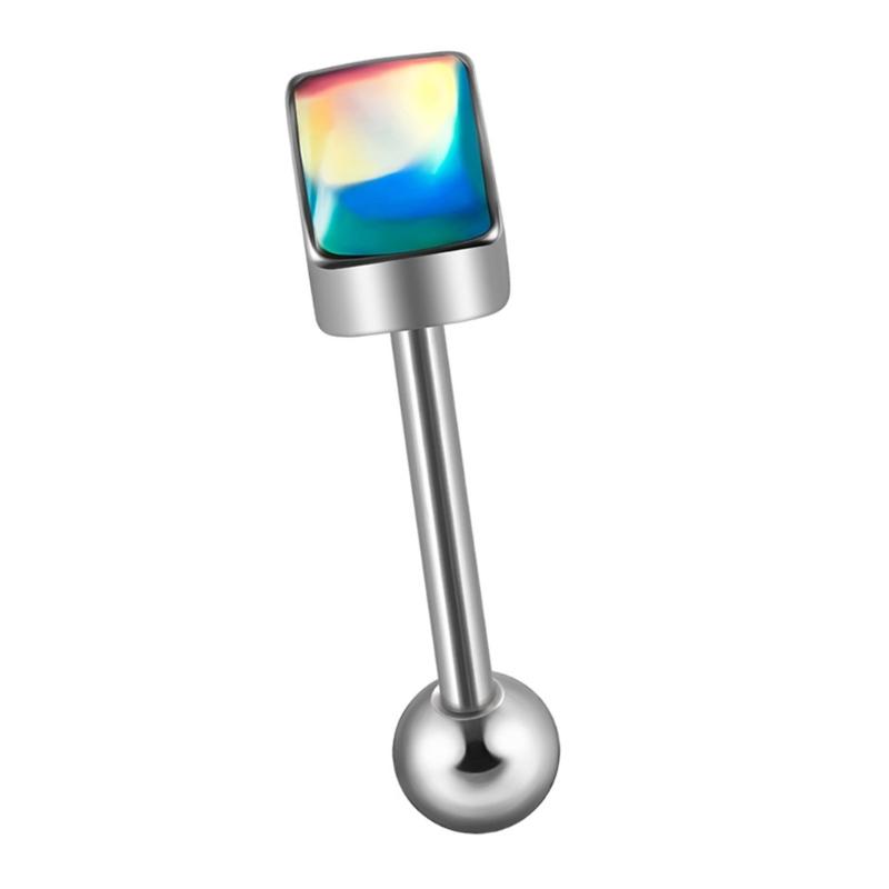 

Rectangular Tongue Barbell Ornament for Fashionable Individuals Seek Unique Styles In Sturdy Stainless Steel Materials