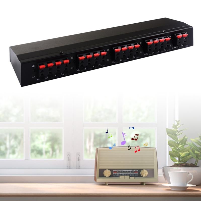 1 In 8 Out Passive Amplifiers Speaker Selector Switcher Sound Switching Distributor Comparator Sound Quality Without Los