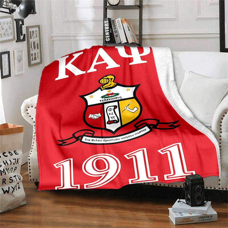 1pc Blanket Kappa Alpha Psi Print Design, Lightweight Blanket for Sofa, Bed- Soft &Warm, Gift for All Seasons like Christmas, Halloween