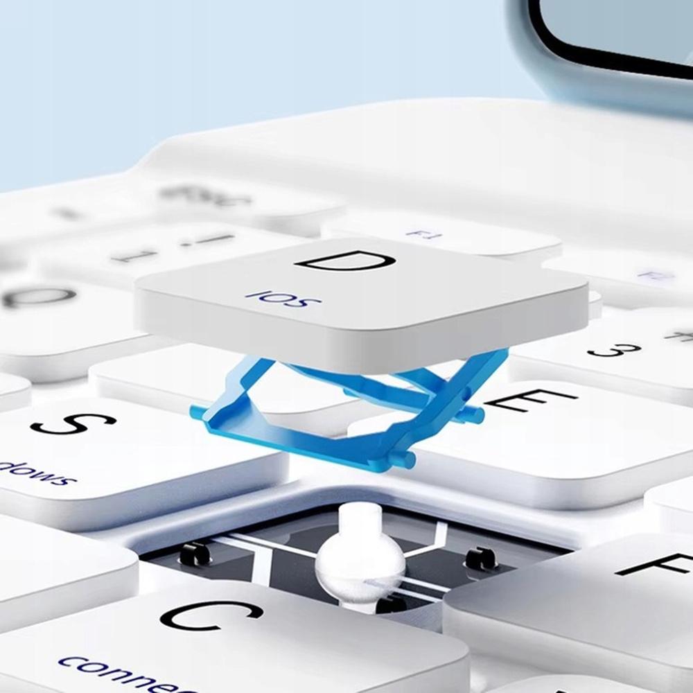 Bluetooth Keyboard Case for Lenovo Tab P12 TB-370 (Blue)