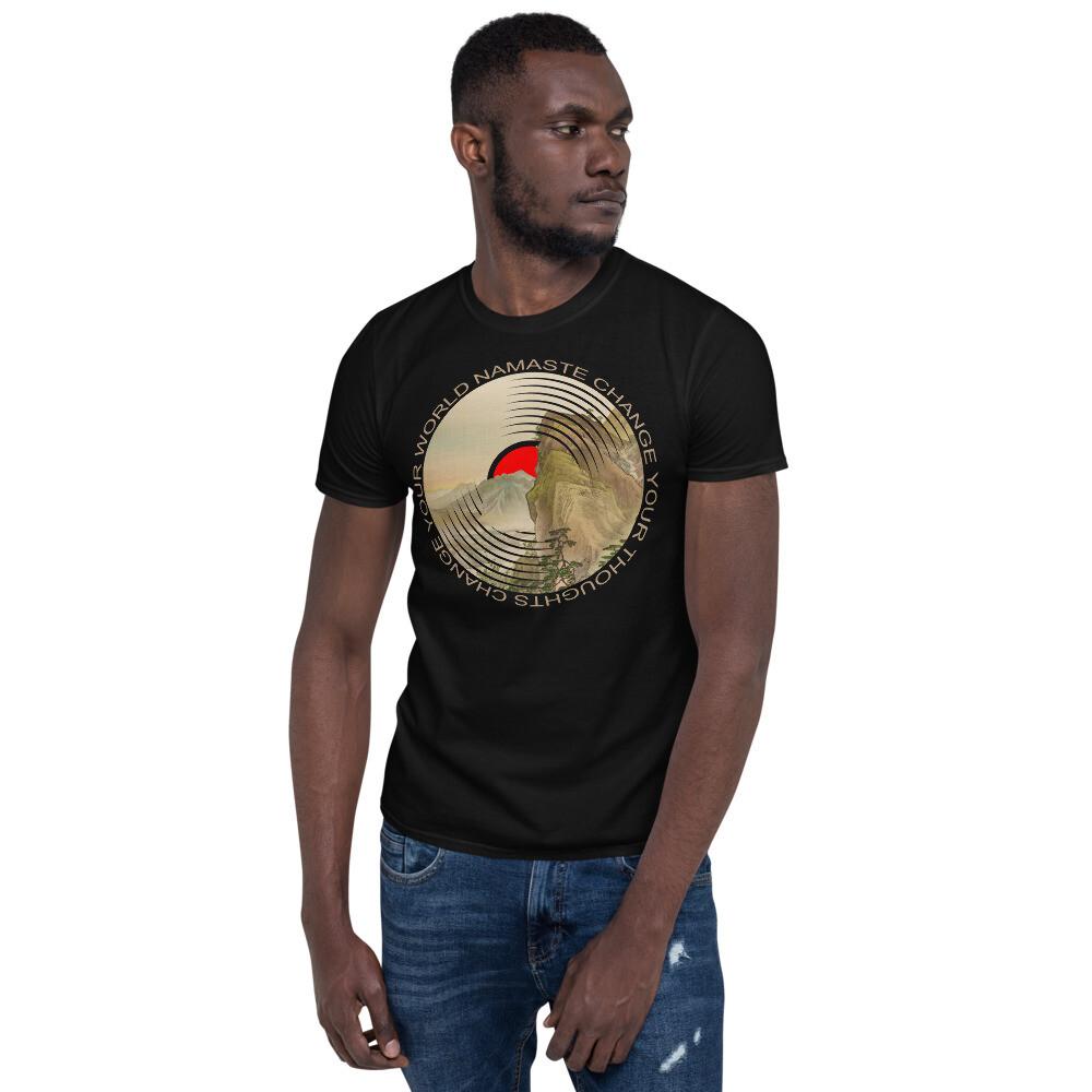 Chakras Meditation Namaste Yoga Edition Mandala Mountain TShirt Unisex T-Shirt S