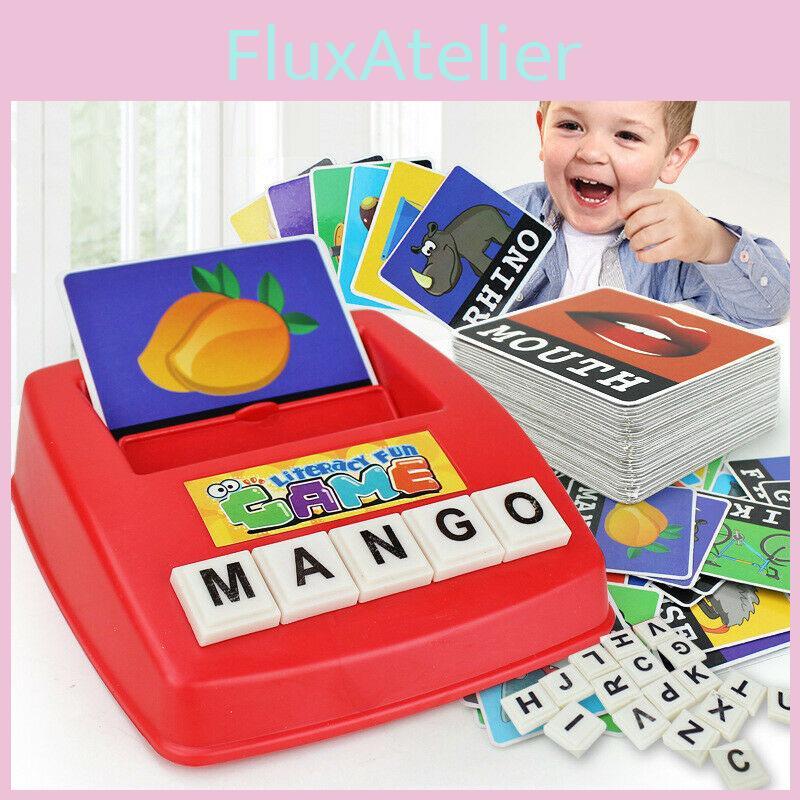 English Alphabet Spelling Letter Game Early Learning Educational Toy Kids Gifts