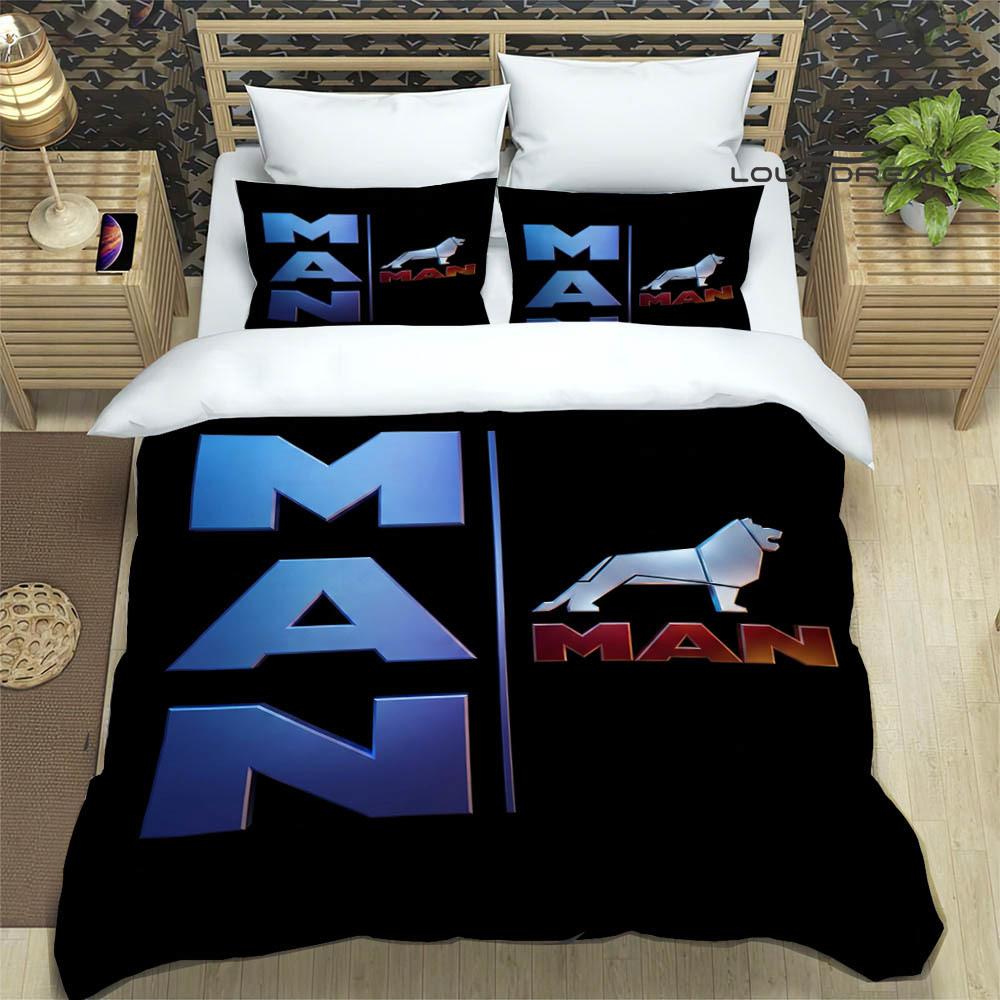 M-Man truck Set Biancheria da Letto Stampata Retrò set squisito di biancheria da letto copripiumino set piumone set biancheria da letto lusso regalo di compleanno