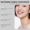Purple Bleaching Toothpaste Teeth Color Correction Deep Cleaning Stain-Lifting Gum-Nourishing Care Enamel-Repairing Formula