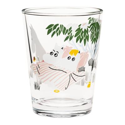 [Officially Imported] Moomin by ARABIA Tumbler Glass, 220ml, Relaxing Moomin Design, Arabia, 1071871