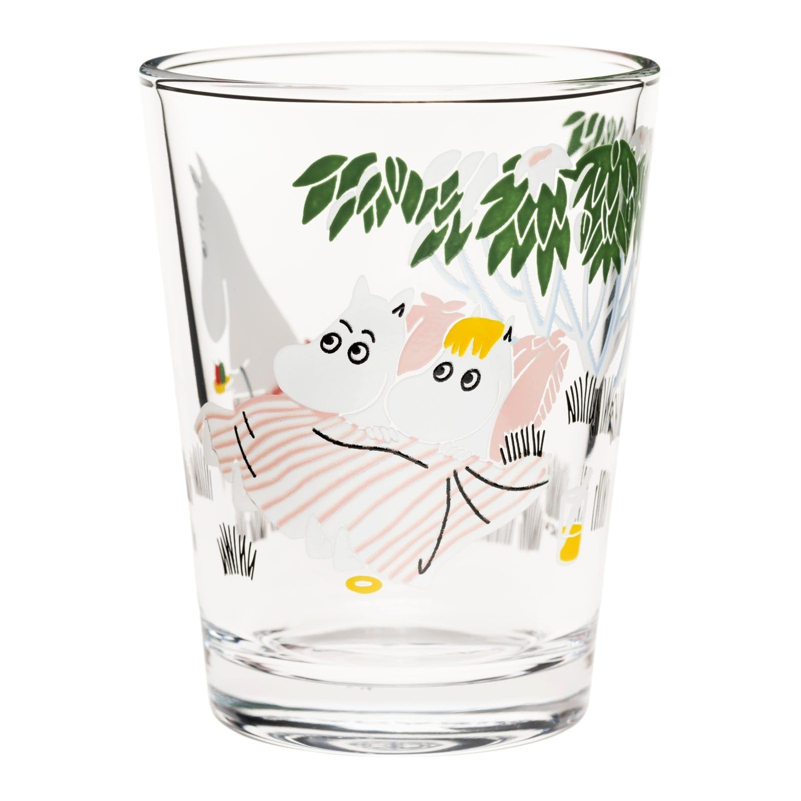 

[Officially Imported] Moomin by ARABIA Tumbler Glass, 220ml, Relaxing Moomin Design, Arabia, 1071871
