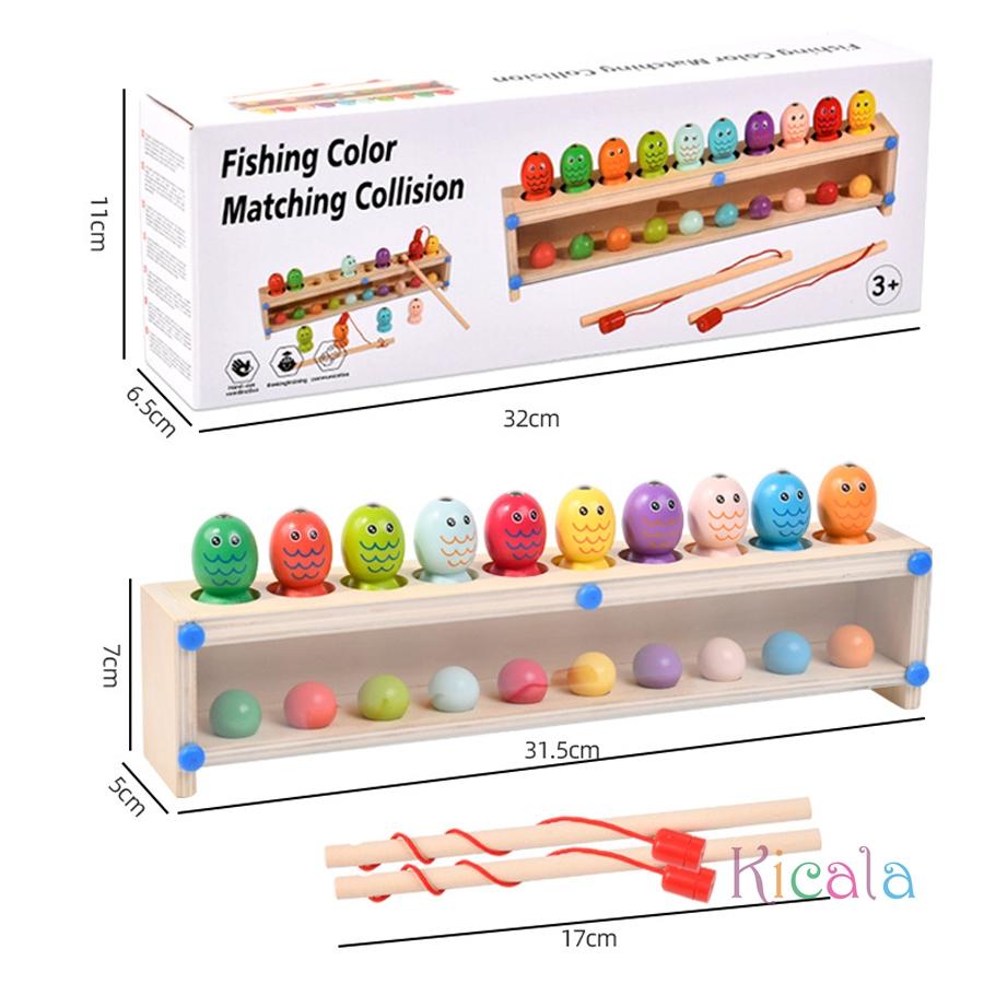 

Logical Thinking Memory Board Game Kids Toys Interaction Color Matching Smart Montessori Education Fishing Toys Gifts