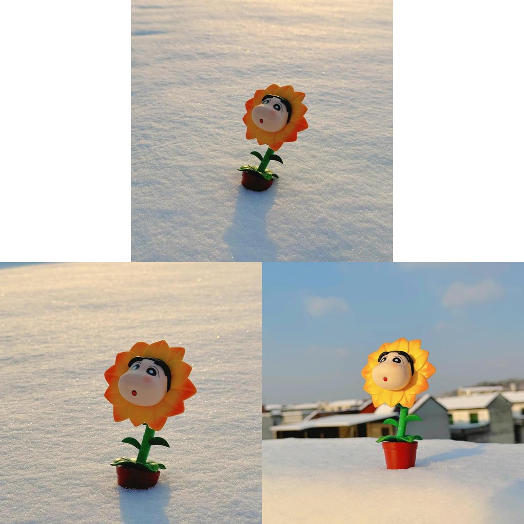 Crayon Shin Chan Sunflower Model Figure Gift For Kids And Collectors