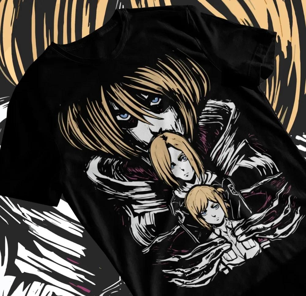 Anime Annie Leonhart Attack On Titan Black Tshirt S