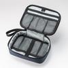 SANWA SUPPLY Travel Accessory Pouch X D135 X (W195 H55mm, Navy) IN-AD11NV