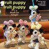 Plush Puppy Fruit Pendant Holding Cute Bunny With Fruit Fragrance Decoration