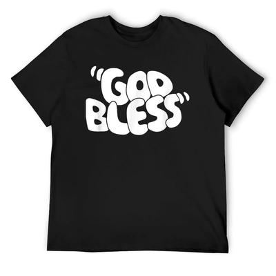 Sal Vulcano God Bless T-Shirt Sweat Valentines Clothes Man T-shirt Mens Graphic T-shirts Big and Tall