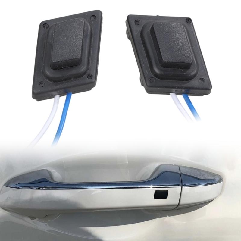 Front Door Electronic Button Switches Easy Installation ABS Exterior Handle Control Switches Simple Installs for Car KX516