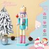 30CM Nutcracker soldier puppet candy series combination wooden craft Christmas tree pendant family festival decoration gift