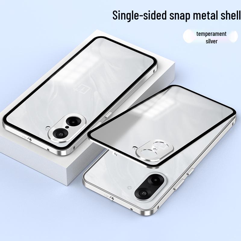 Grenzübergreifend kompatible OnePlus Nord CE 5 Pop-Up Handyhülle und Nord 5 Racing Edition Metall-Schutzrückwand