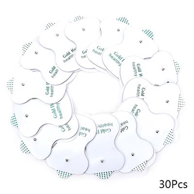 Náhradné 30 ks elektródových podložiek pre strojové masážne zariadenie s desiatkami a silikagélom