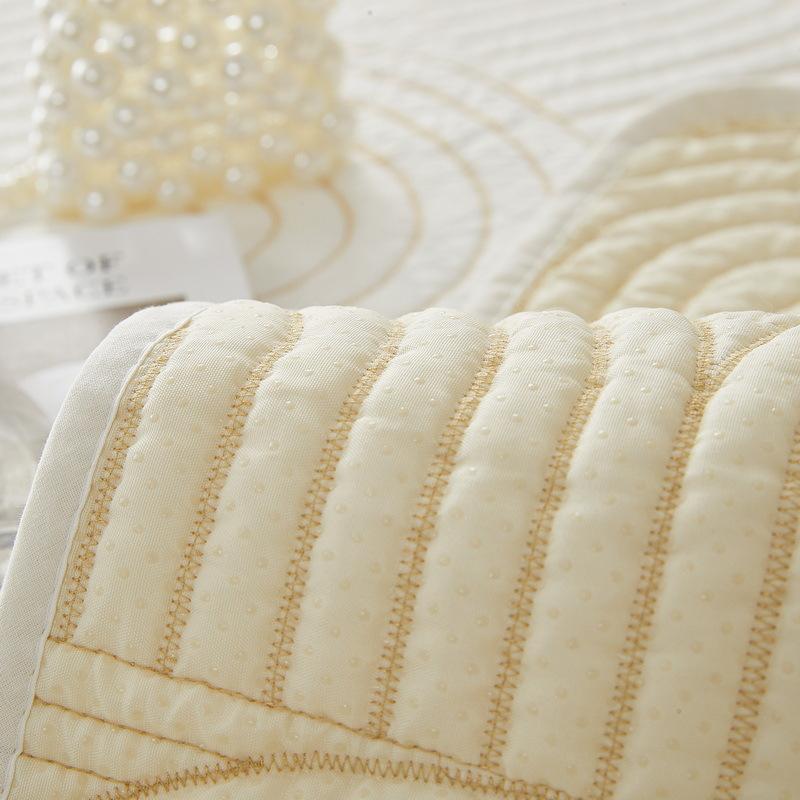 Sofa Cushion Cotton, Universal for All Seasons, Non-slip Pure Cotton Fabric, Colorful Embroidered Seat Cushion, Simple Modern Sofa Cover Cover