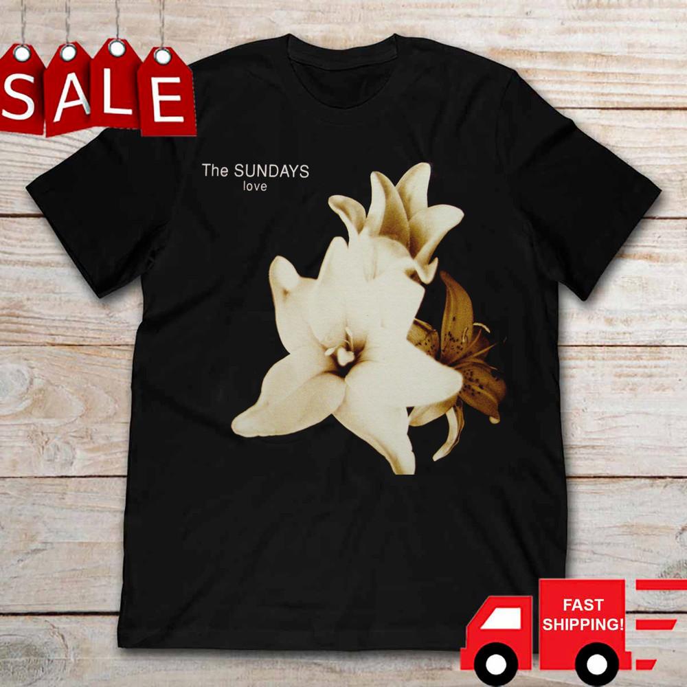 

Retro The SUNDAYS Love Shirt Short Sleeve Black Unisex Size S2345XL AG1568 Unisex T-Shirt XXL