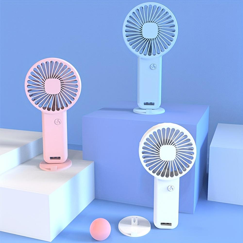 

1 шт. портативный мини-вентилятор с зарядкой через USB, портативные вентиляторы с подставкой для настольного компьютера, уличный ручной вентилятор с держателем для телефона