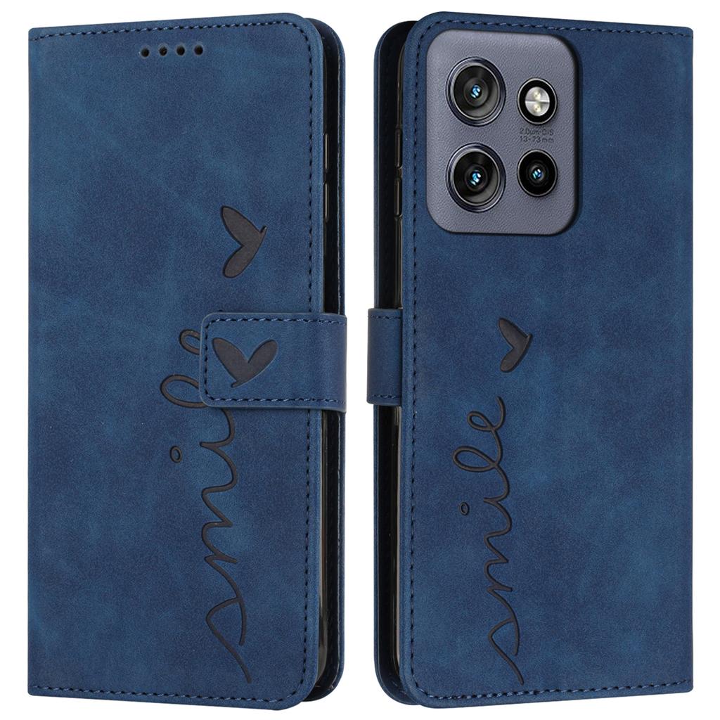 For Motorola Edge 50 Neo 5G/Moto S50 5G/Thinkphone 25 5G Case Viewing Stand PU Leather Phone Cover Imprinted Pattern