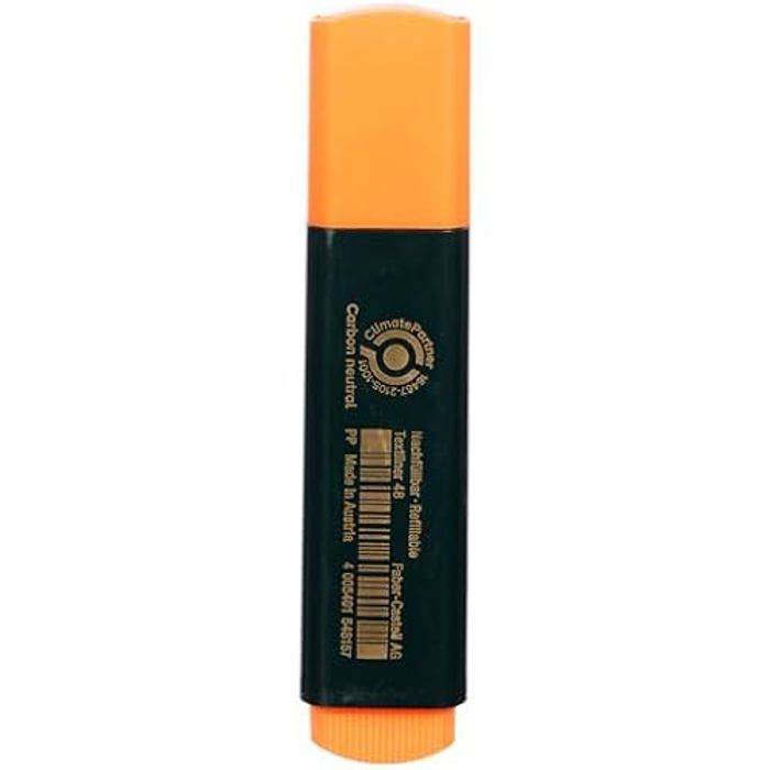 Surligneur fluorescent Faber-Castell F114815, orange - 10 unités