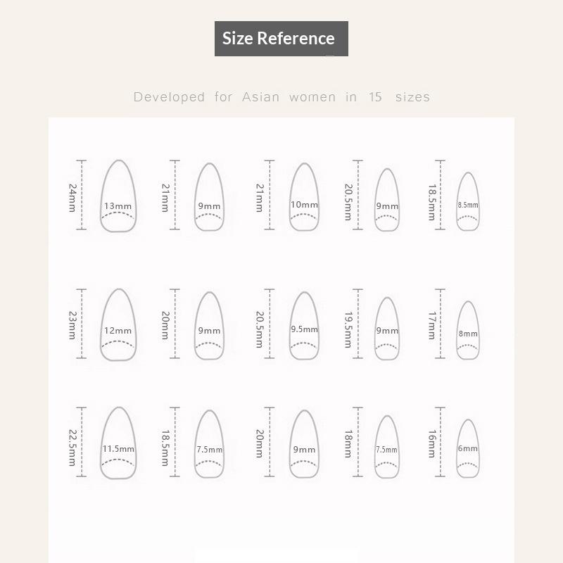 Fashion Retro Green Cat Eye Press On Nails 24pcs French Style Fake Nails Reusable Nail Tips For Women Nail Art Accessories