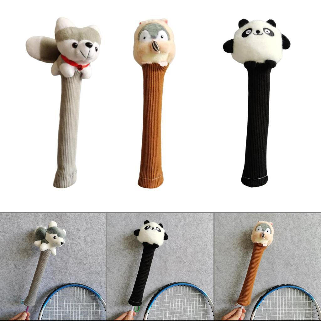 Animal Doll Cover for Badminton Racket Handle