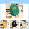 Backpack Cute Duckling Cartoon Boys And Girls Zipper Bag Nylon Printed Versatile