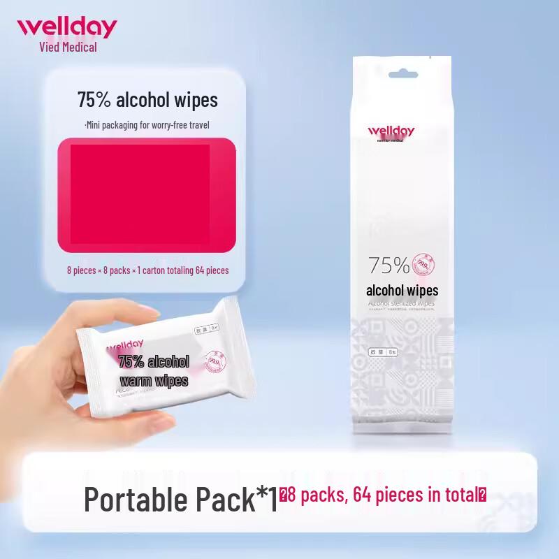 

WELLDAY Mini Portable Wet Wipes
