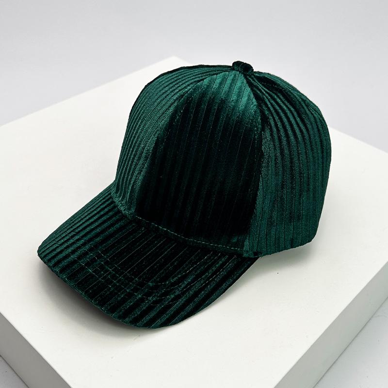Nouveaux Casquettes de Baseball à Rayures Verticales Automne Hiver Chauds Hommes Femmes Polyvalentes Protection Solaire Mode Extérieur Snapback Casquettes Décontractées 52-60cm black
