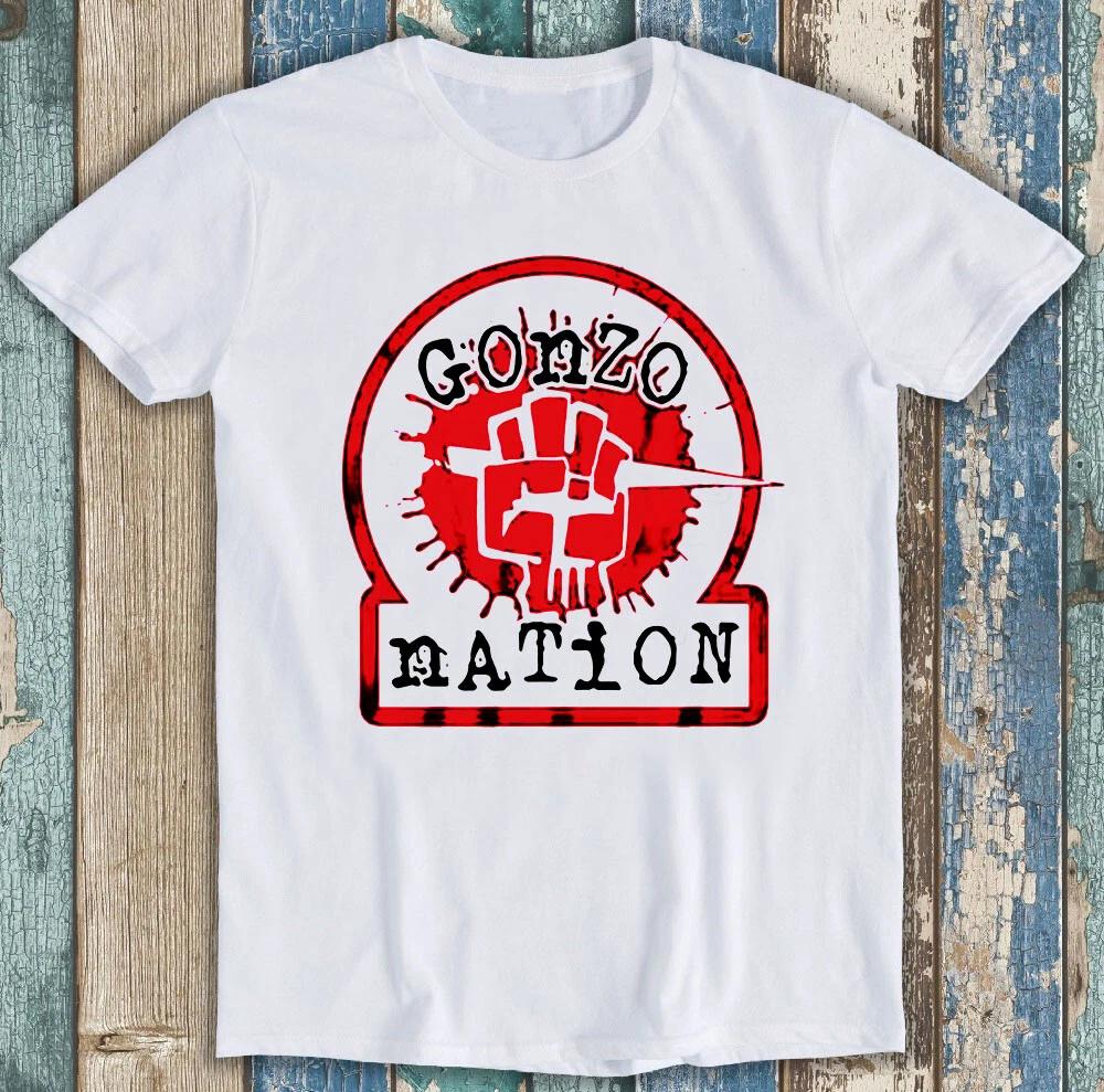 Гонзо Нация Хантер Томпсон Ретро Смешной Мем Подарок Футболка T Shirt M1247 XL