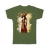 Gift T-Shirt : African Woman Ethnic Art Black Culture Ethno