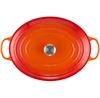 Чугунная жаровня Le Creuset Signature овальная 40 см духовка красная 14,8 л (21178400902430)